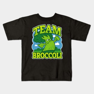 Team Broccoli - Funny Broccoli Sports Kids T-Shirt